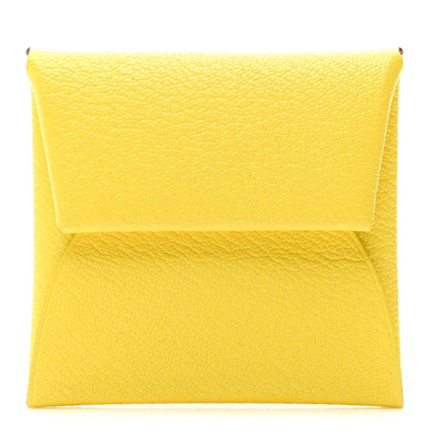 Chevre Mysore Bastia Coin Purse Jaune Citron
