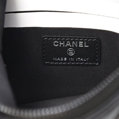 Chanel Aged Calfskin Quilted Medium Reissue Cosmetic Case So Black 5 of 6