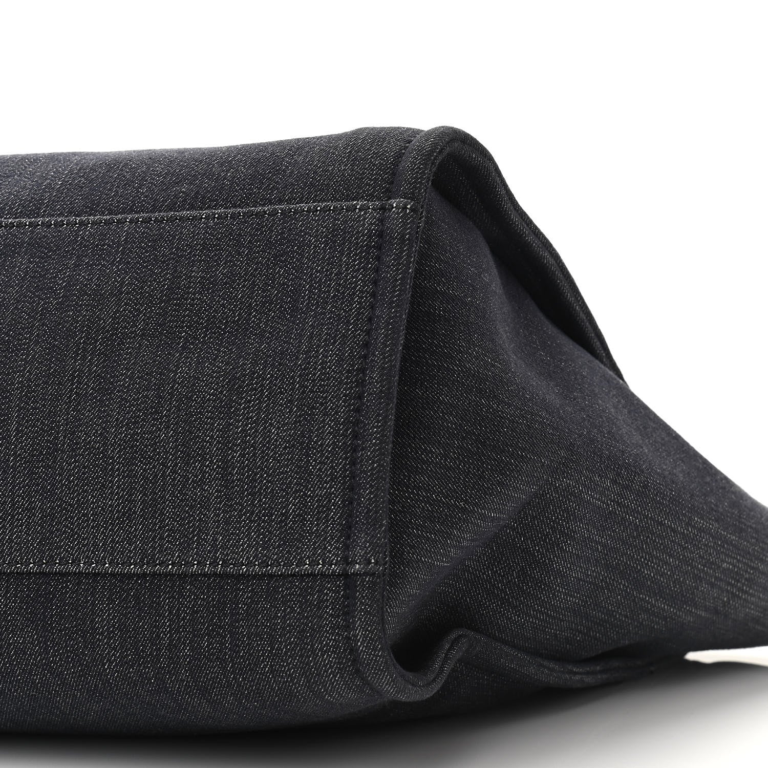 Chanel Denim Medium Deauville Tote Dark Blue 10 of 10