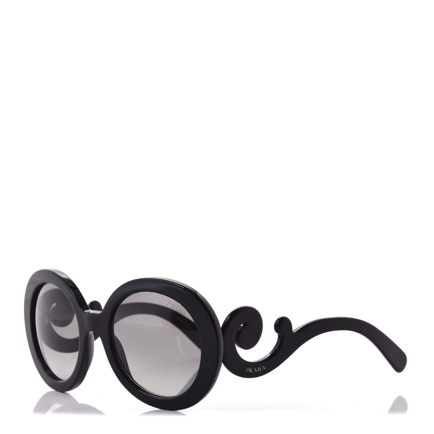 Prada Baroque Sunglasses SPR 27N Black 1 of 14