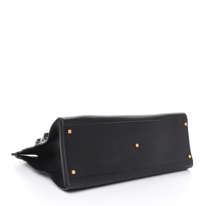 Saint Laurent Calfskin Large Manhattan Shopper Tote Black 5 of 10