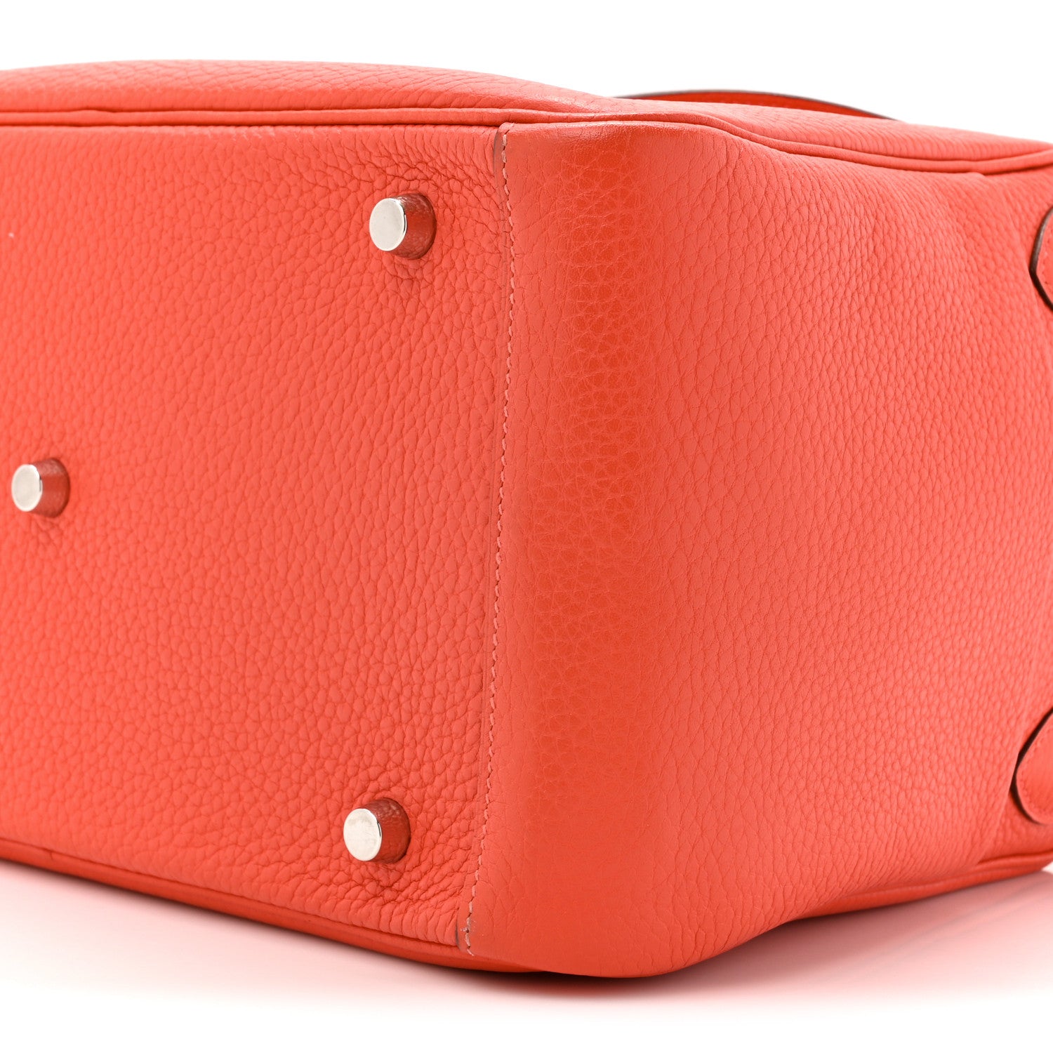 Hermes Taurillon Clemence Lindy 30 Rouge Pivoine 9 of 11