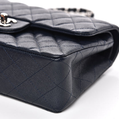 Chanel Caviar Quilted Small Double Flap Navy 8 of 14