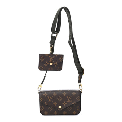 Louis Vuitton Monogram Felicie Strap & Go Kaki 1 of 8