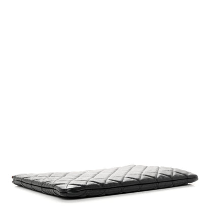 Chanel Caviar Quilted Medium Cosmetic Case Black 4 of 8