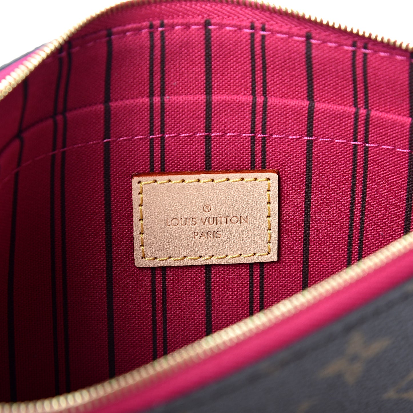 Monogram Neverfull MM GM Pochette Pivoine