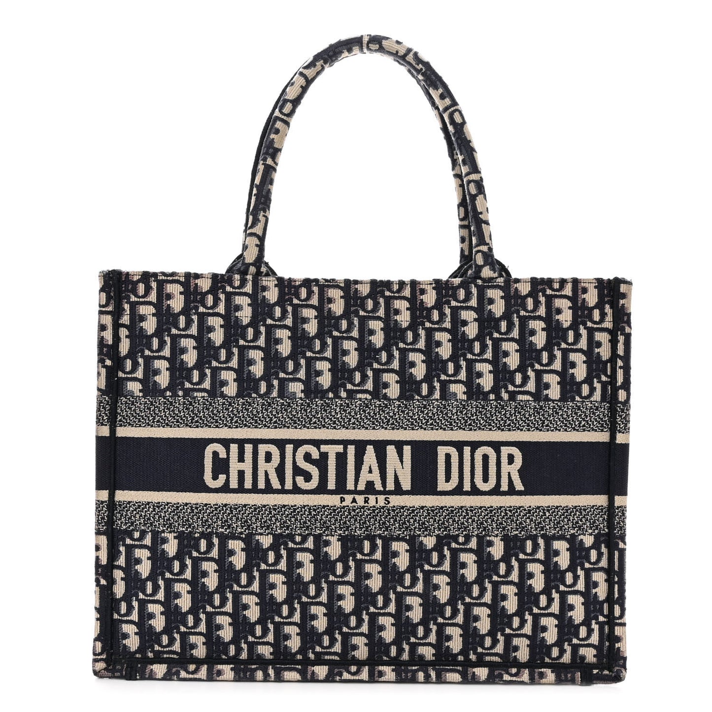 Oblique Medium Book Tote Blue Multicolor
