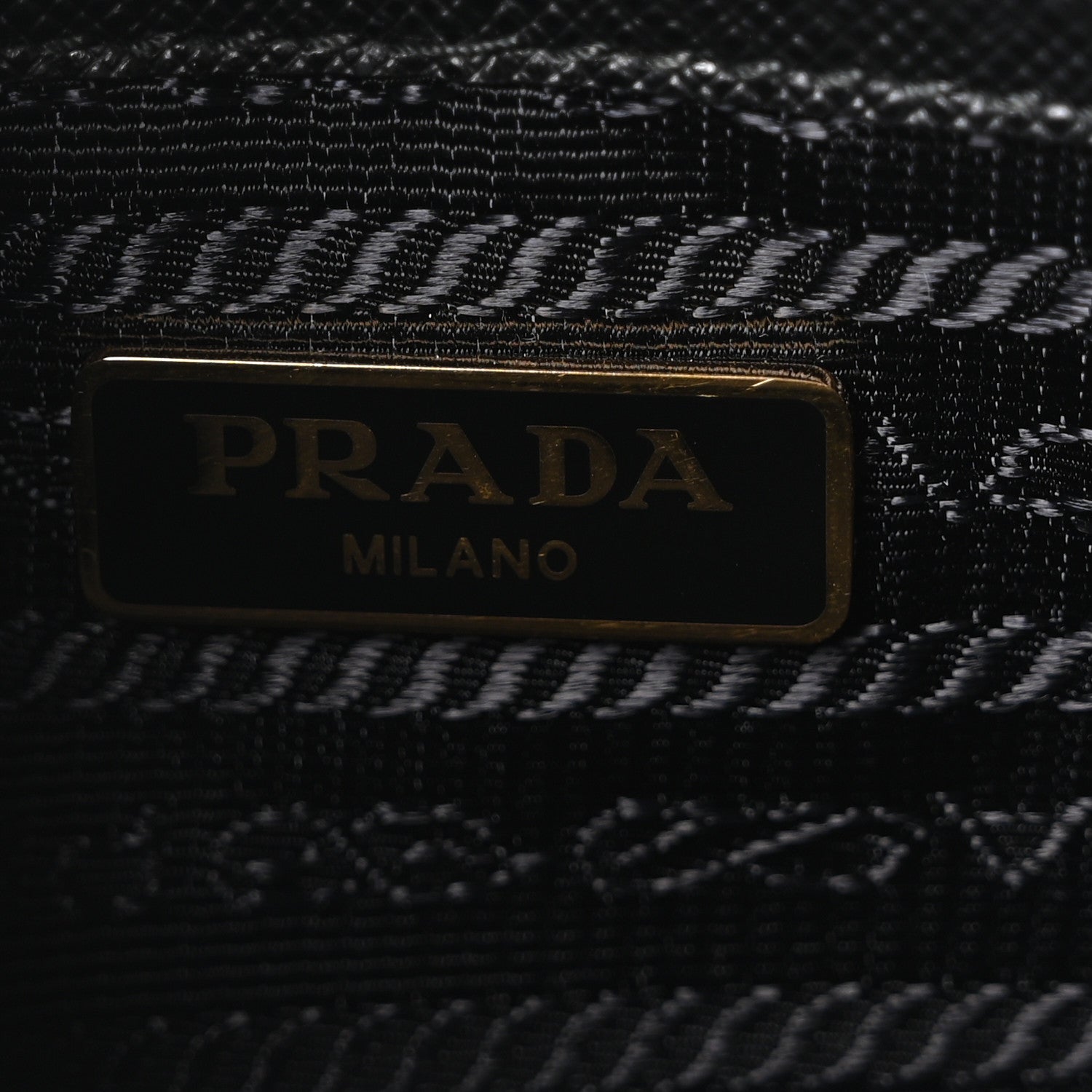Prada Nylon Vela Saffiano Double Zip Crossbody Black 6 of 10
