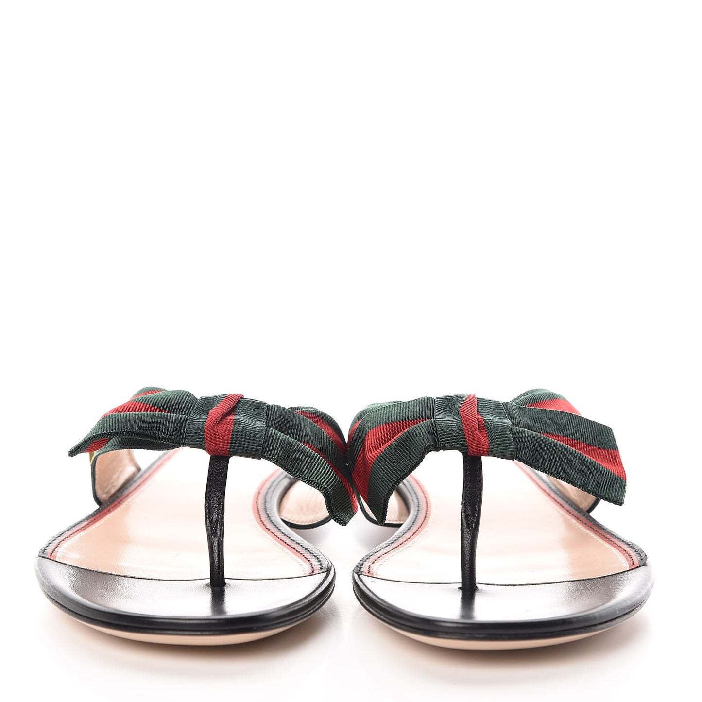 Grosgrain Web Thong Sandals 40 Black