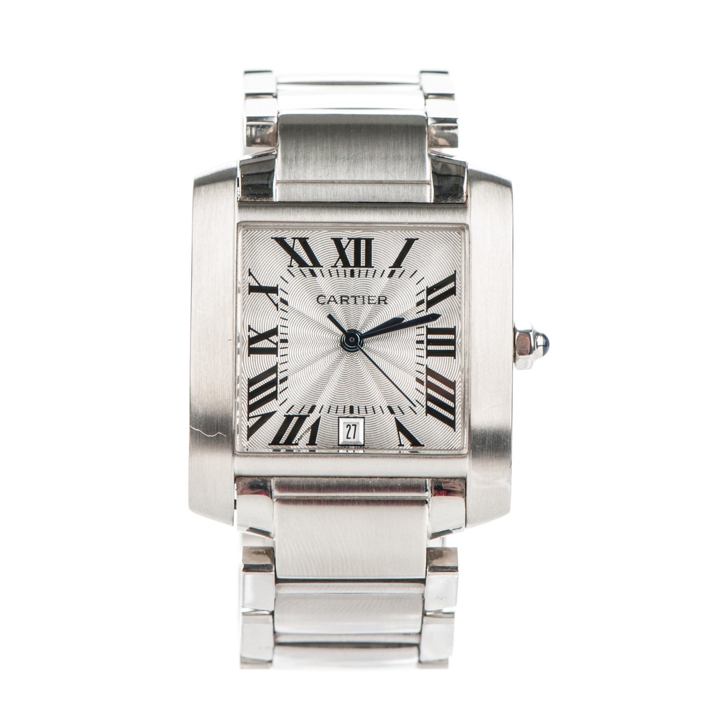 Stainless Steel 28mm Tank Francaise Automatic Watch