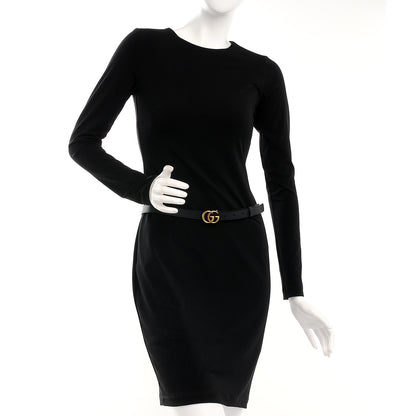 Gucci Calfskin Double G 20mm Belt 80 32 Black 2 of 6