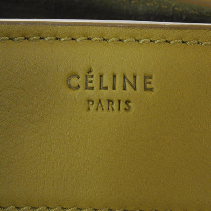 Celine Smooth Calfskin Medium Phantom Luggage Bag Curry 8 of 8