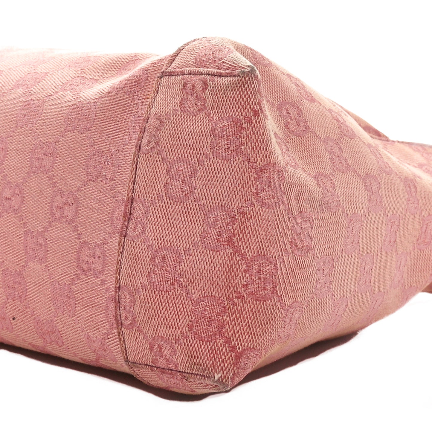 Monogram Horsebit Top Handle Hobo Bag Pink
