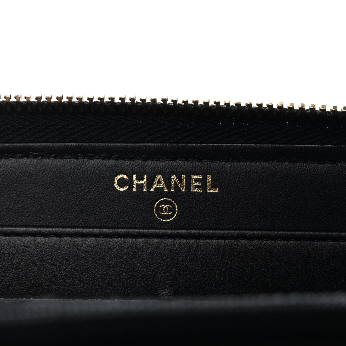 Aged Calfskin Quilted Lucky Charms 2.55 Reissue Zip Around Long Wallet Black