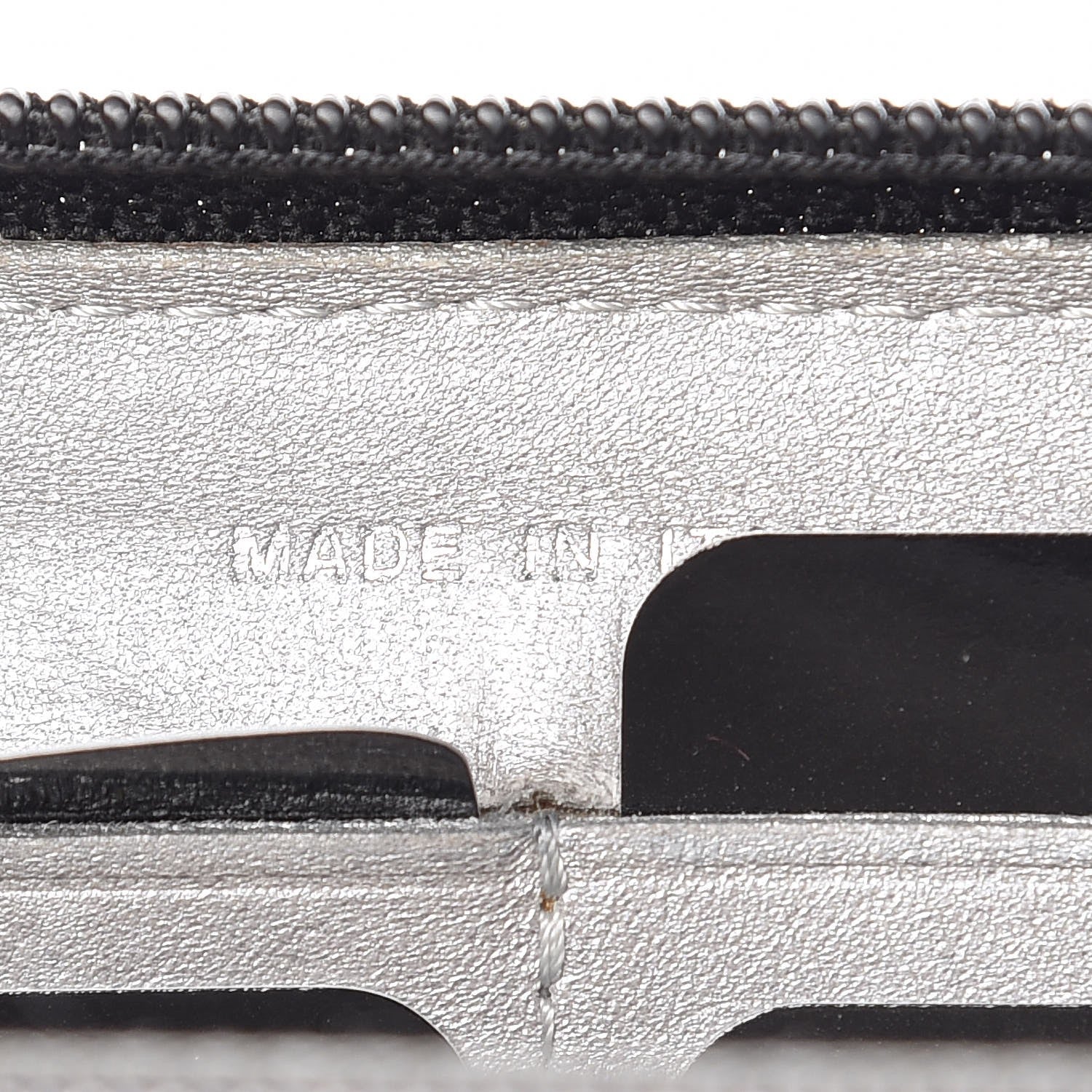 Chanel Lambskin Camellia Embossed Large Zip Around Gusset Wallet Black 7 of 10
