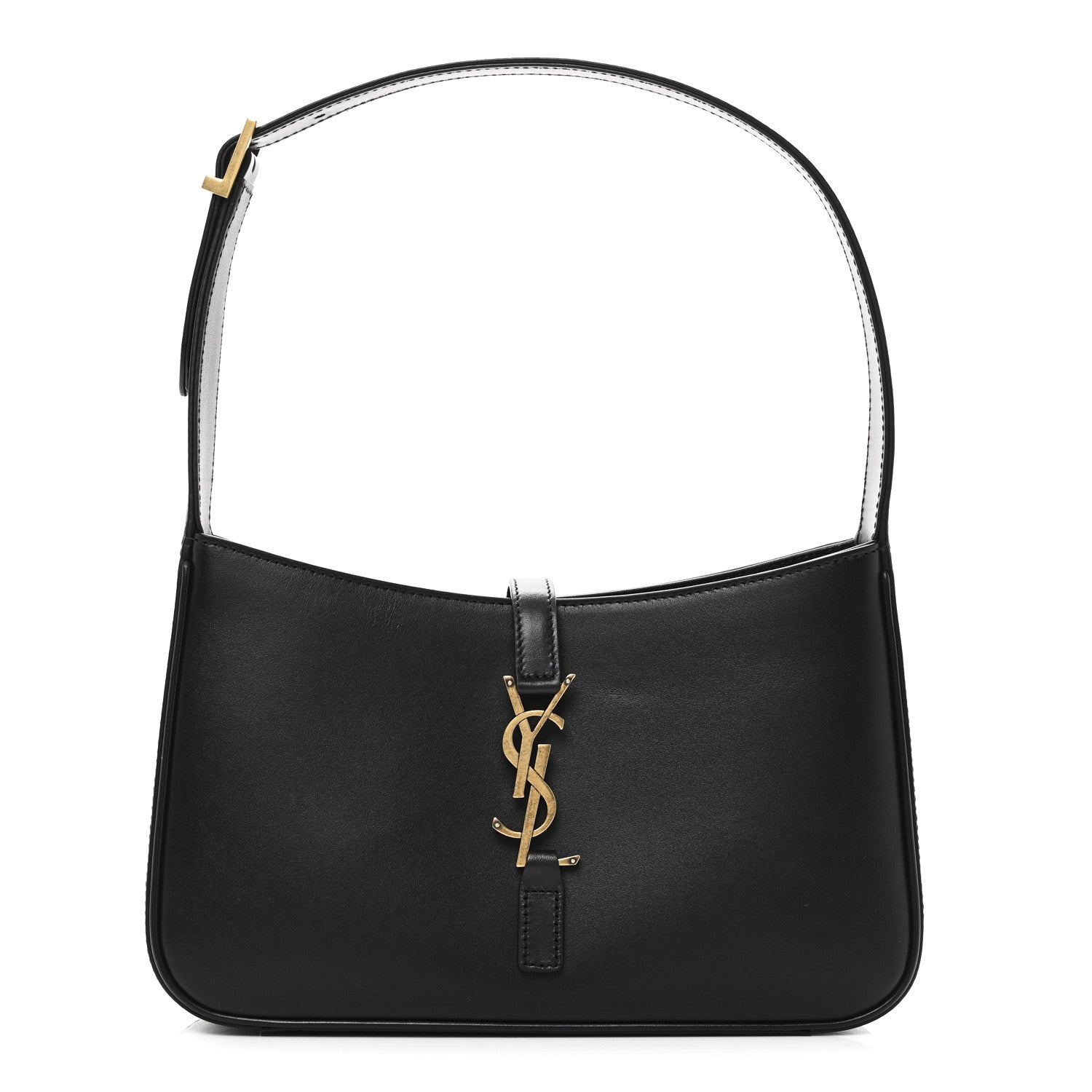 Saint Laurent Smooth Calfskin Le 5 A 7 Hobo Black 1 of 11