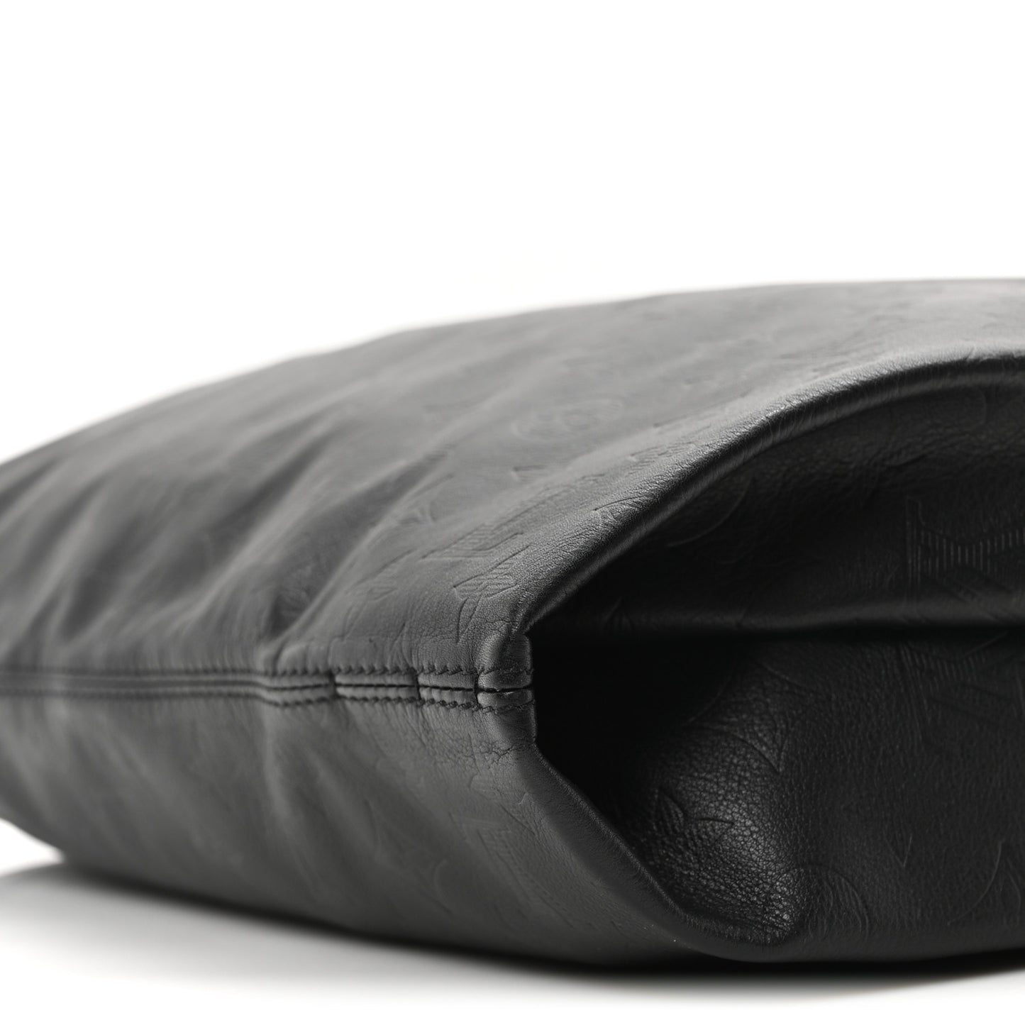 Calfskin Monogram Shadow Tote Black