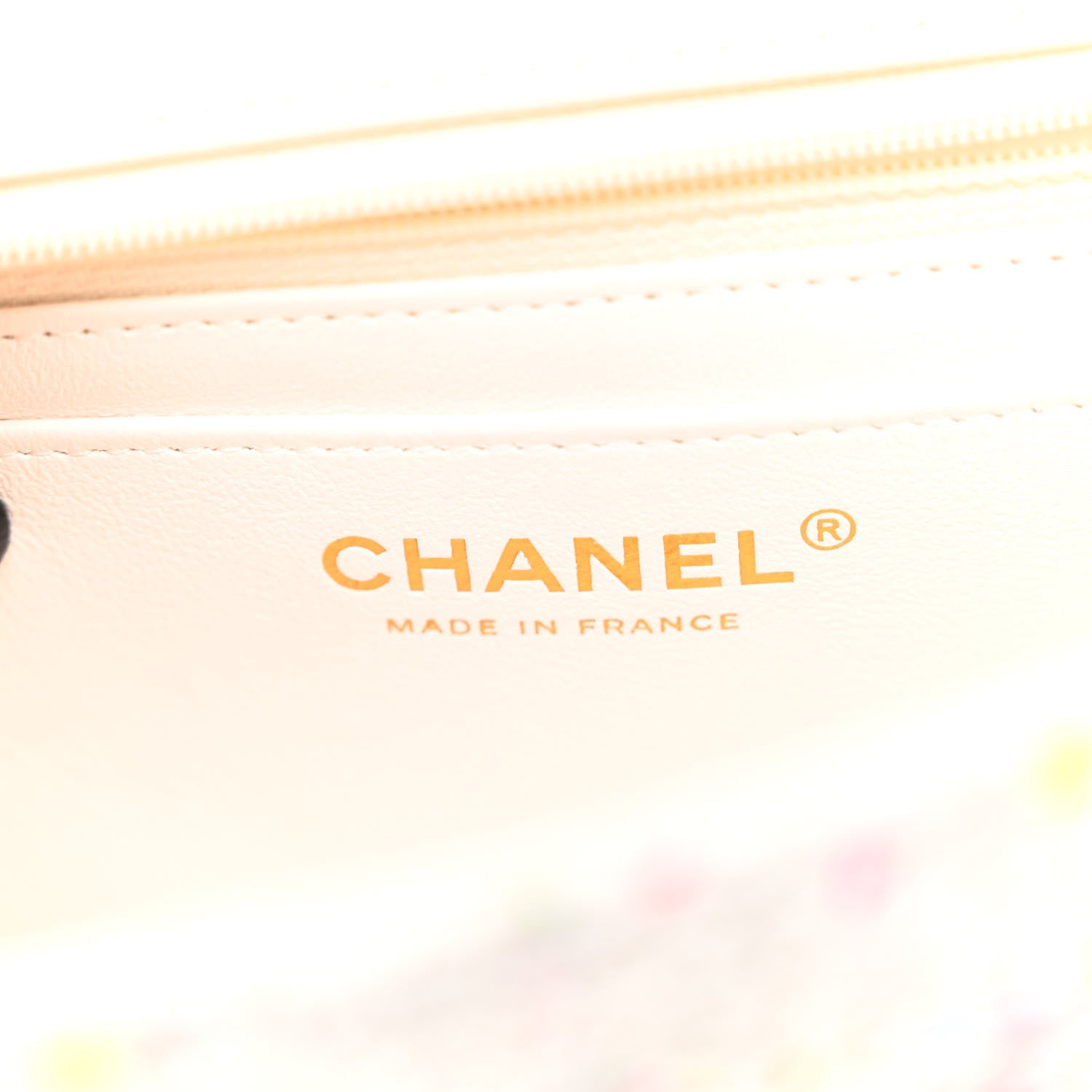 Chanel Tweed Mini Rectangular Flap White Multicolor 6 of 10