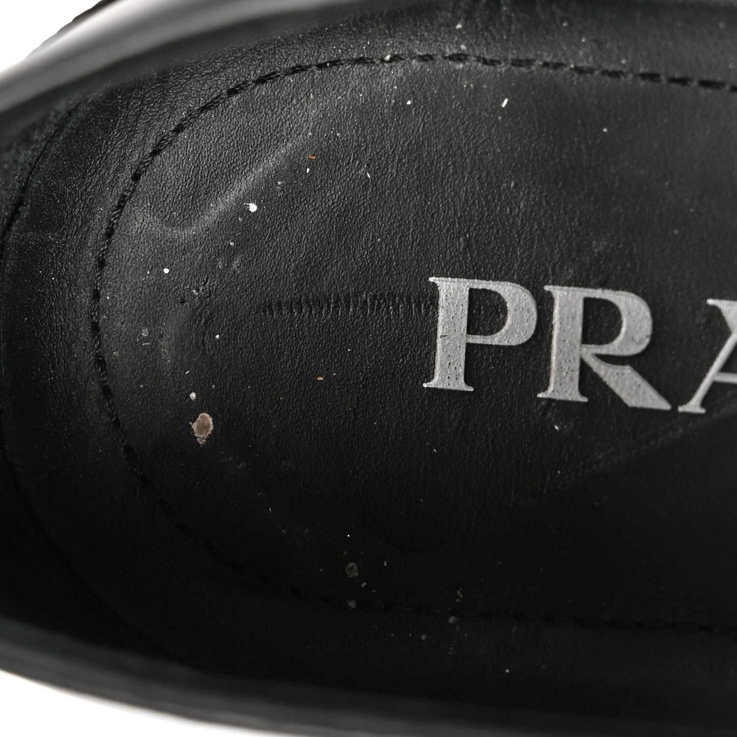 Prada Calfskin Mens Slip On Sneakers 8 Black 10 of 15