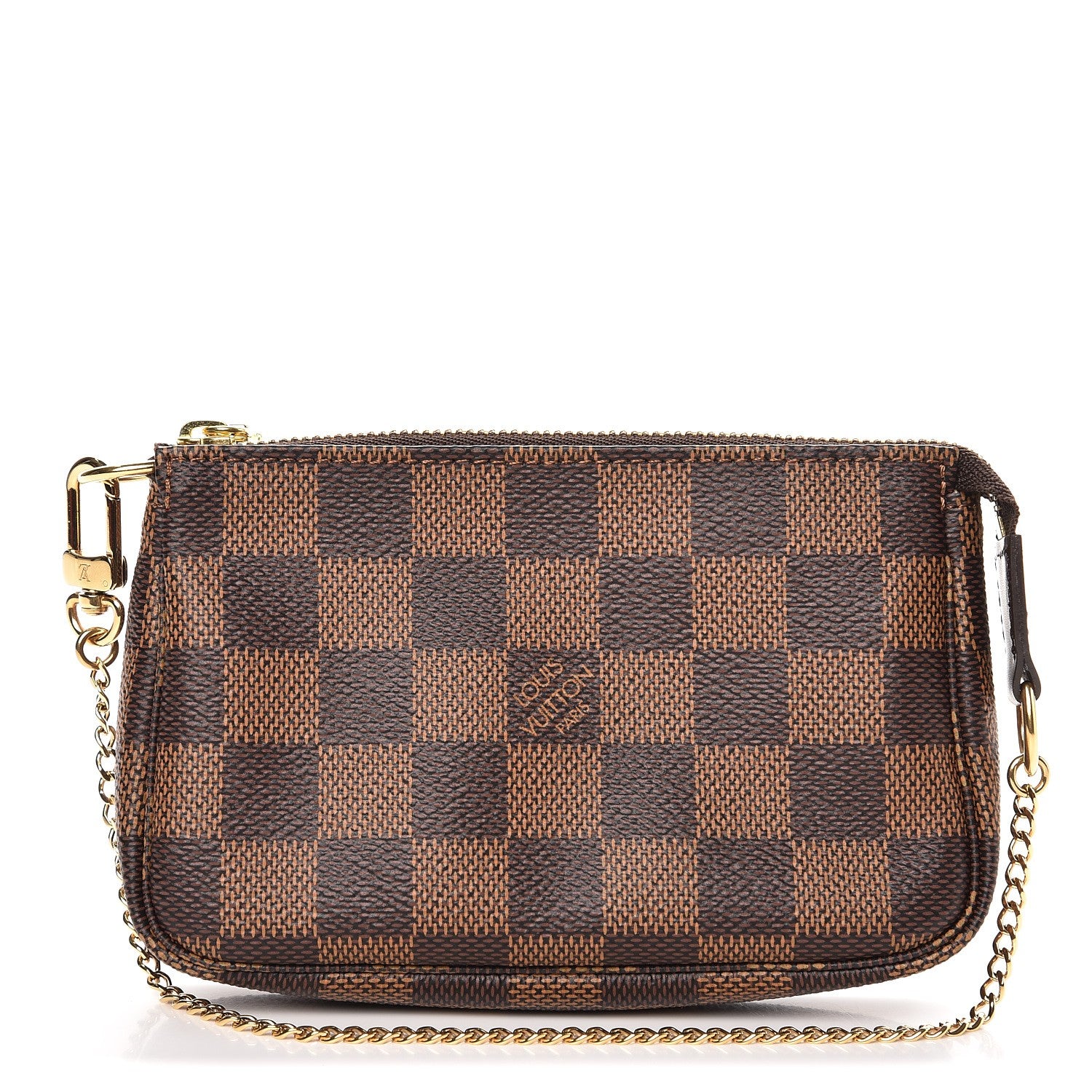 Louis Vuitton Damier Ebene Mini Pochette Accessories 1 of 8