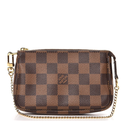 Louis Vuitton Damier Ebene Mini Pochette Accessories 1 of 8