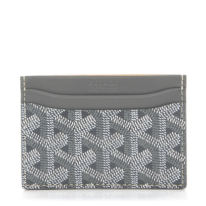 Goyard Goyardine Saint Sulpice Card Holder Grey 1 of 8