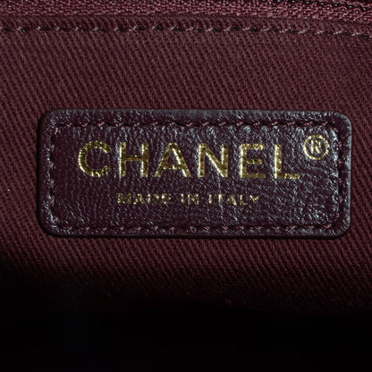 Chanel Iridescent Grained Calfskin Large Tote Black 6 of 9