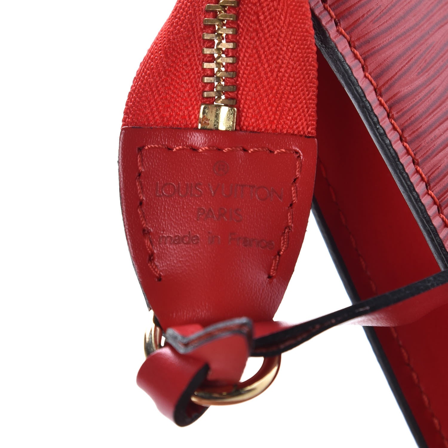 Louis Vuitton Epi Pochette Accessories 24 Rouge 6 of 9