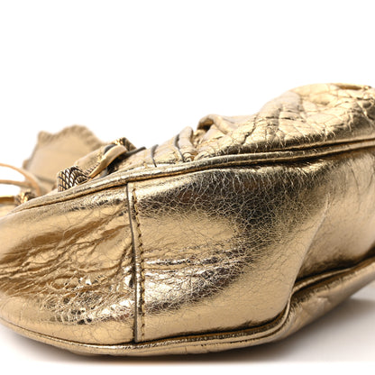 Balenciaga Metallic Agneau Arena Le Cagole Shoulder Bag XS Gold 10 of 11