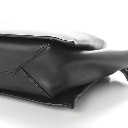 Celine Supple Natural Calfskin Medium Tri-Fold Bag Black 11 of 12