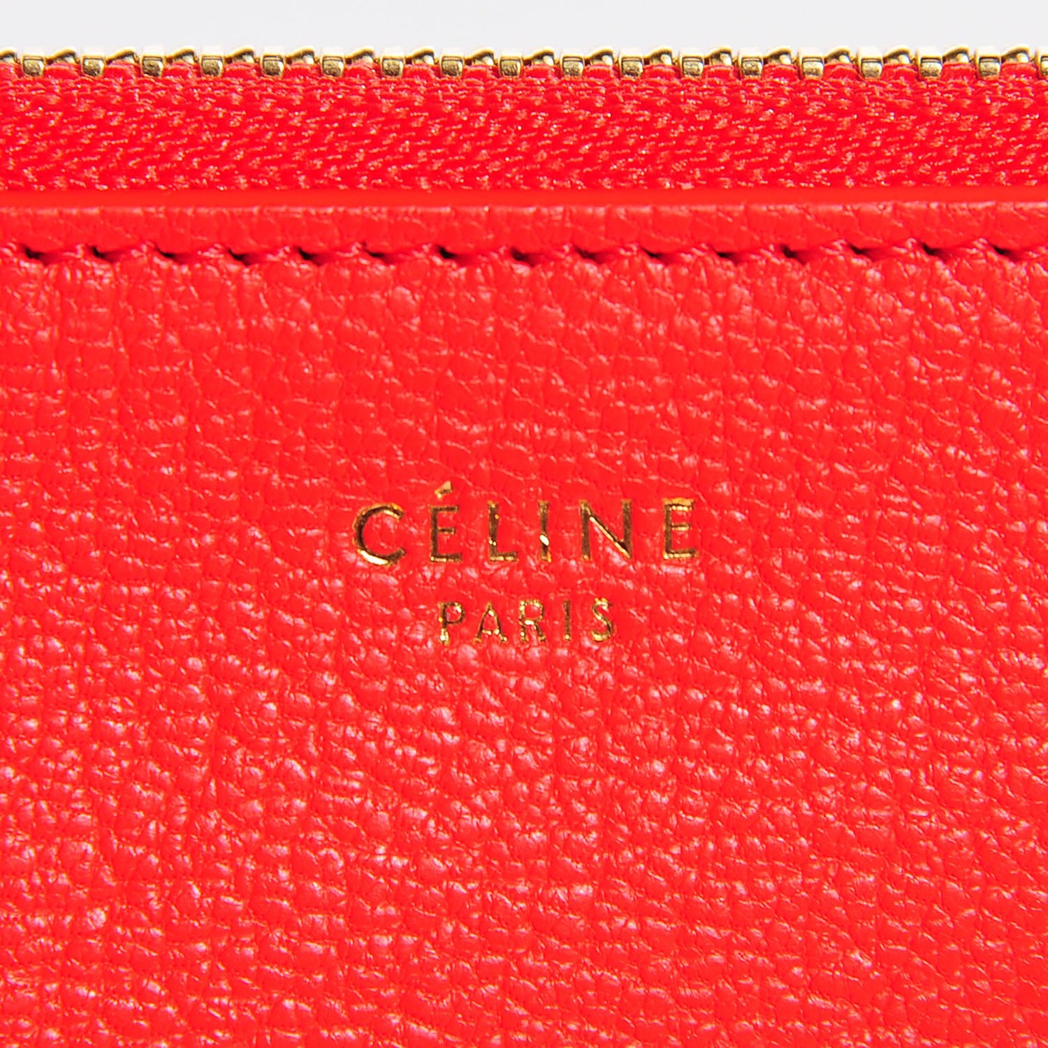 Celine Goatskin Small Trio Crossbody Bag Alizarin 8 of 9