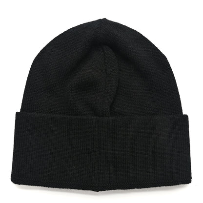 Chanel Cashmere CC Beanie Hat Black Gold 3 of 6