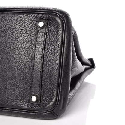 Hermes Taurillon Clemence Birkin 35 Black 31 of 32