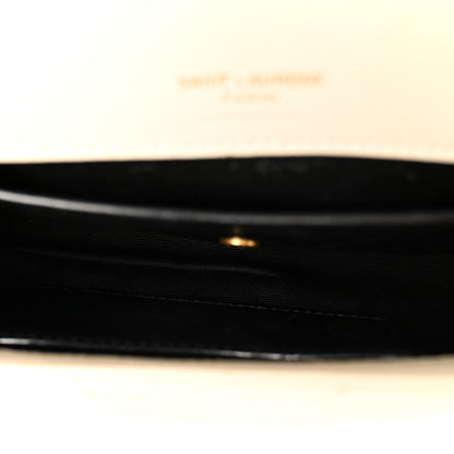 Saint Laurent Lambskin Chevron Quilted Mini LouLou  Crema Soft 5 of 13