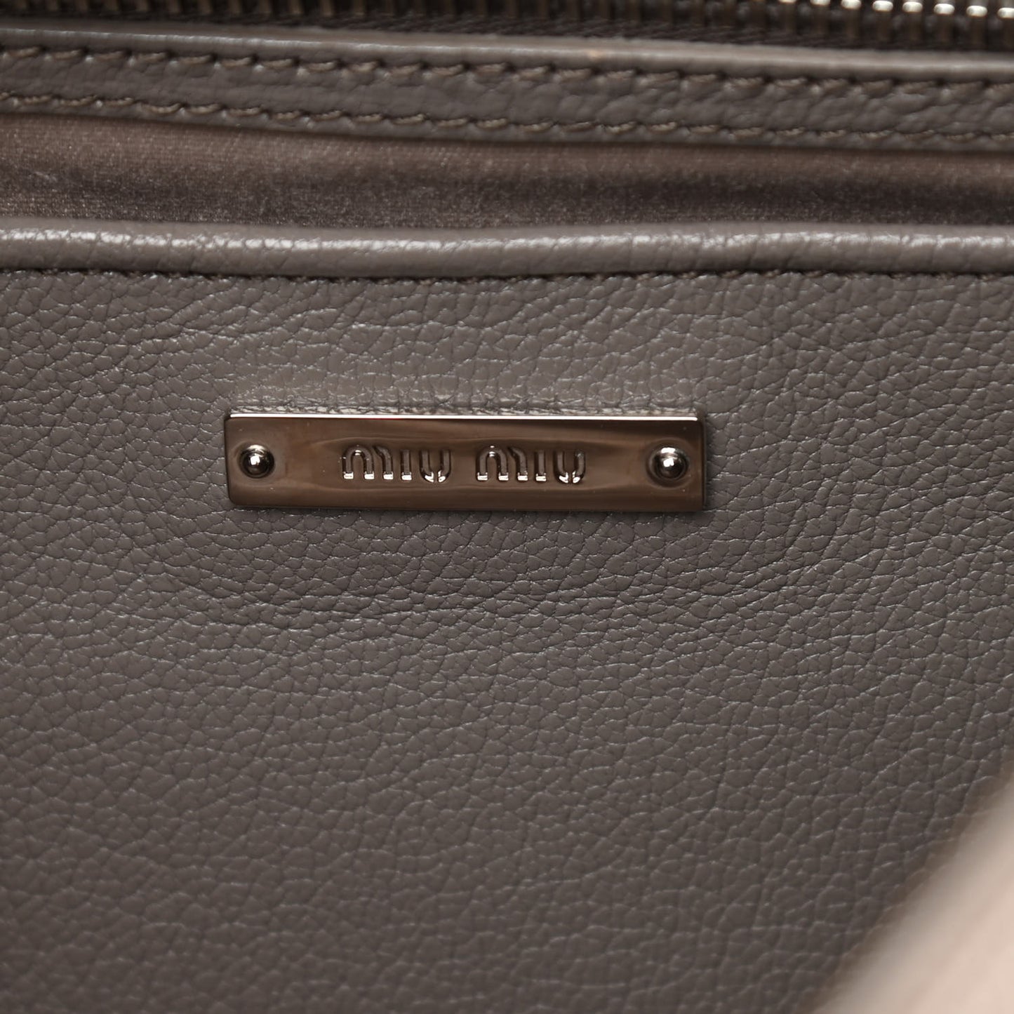 Madras Bicolor Top Handle Bag Pomice Argilla