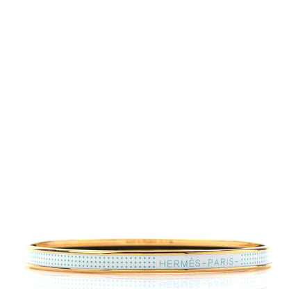 Hermes Enamel Printed Extra Narrow Dot Pop Bracelet 65 Miami 3 of 5