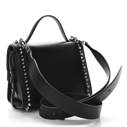 Alexander McQueen Calfskin Studded The Small Story Bag Black 3 of 8