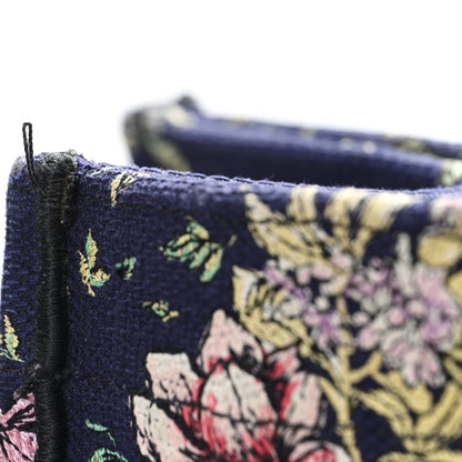 Christian Dior Canvas Embroidered Large Toile de Jouy Book Tote Blue Multicolor 11 of 12