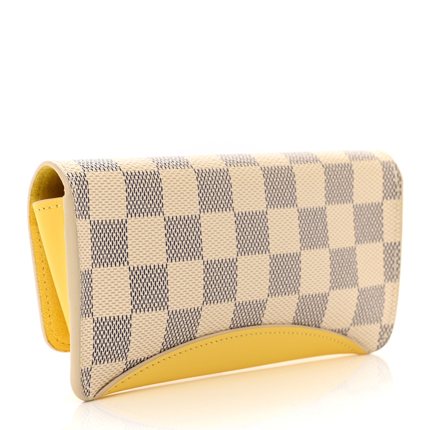 Louis Vuitton Damier Azur Woody Sunglasses Case Pineapple 3 of 8