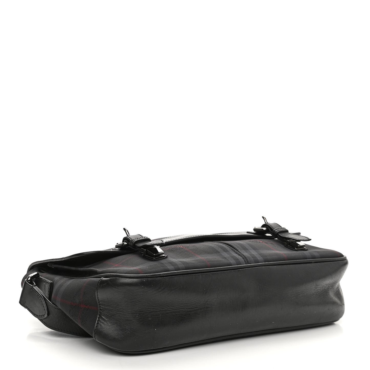 Nylon Smoked Check Messenger Bag