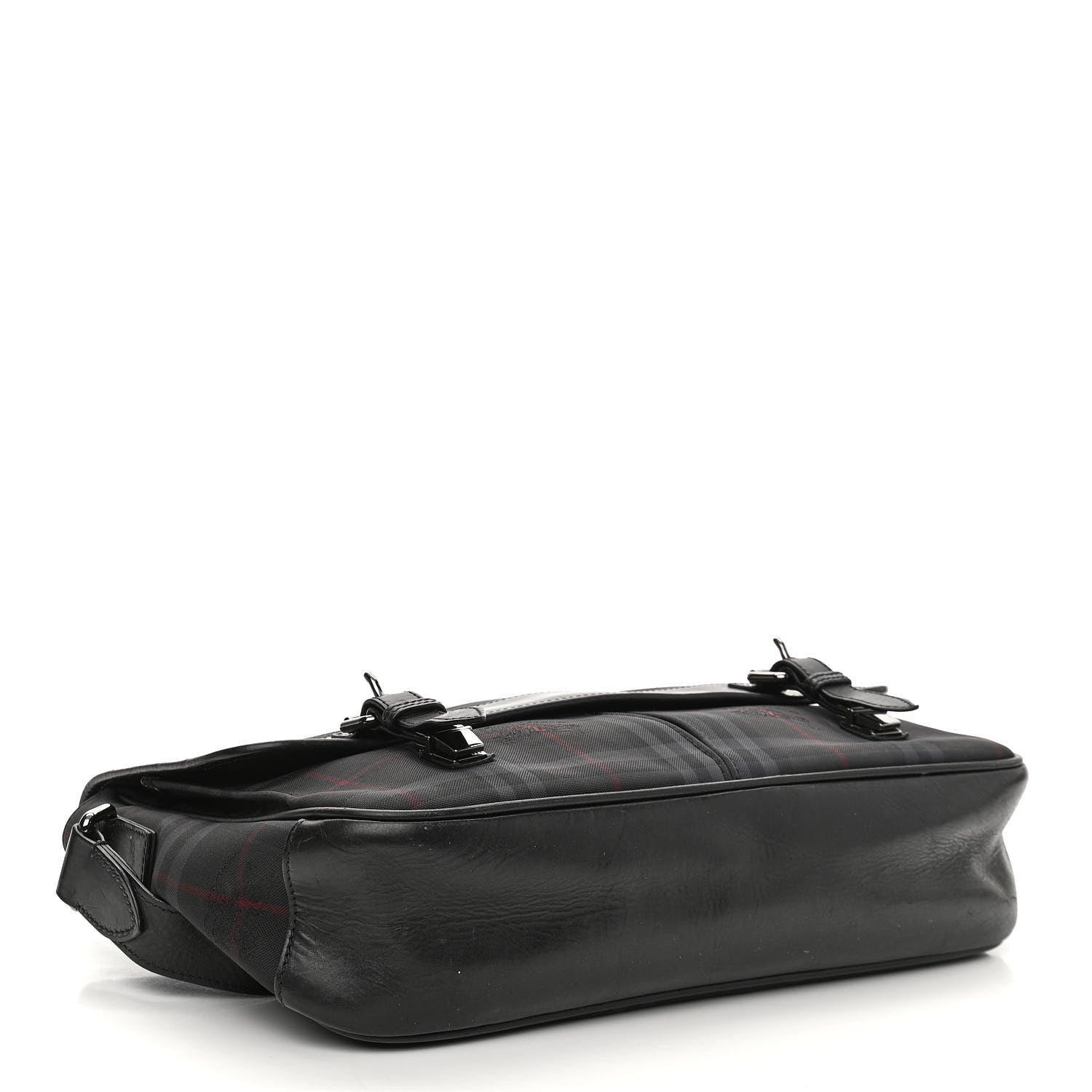 Burberry Nylon Smoked Check Messenger Bag 3 of 10
