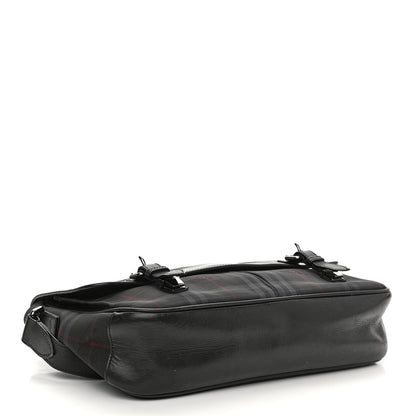 Burberry Nylon Smoked Check Messenger Bag 3 of 10
