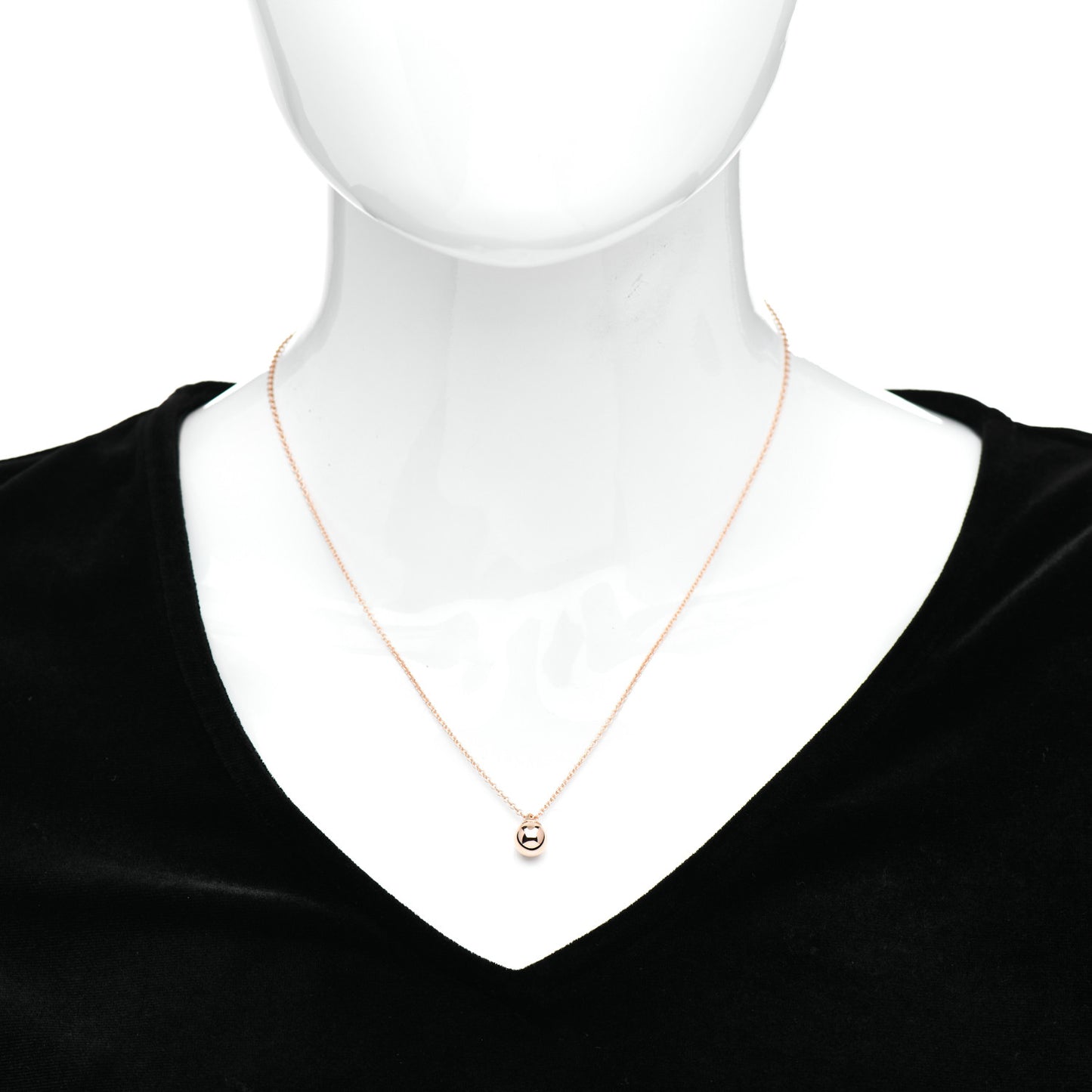 18K Rose Gold 8mm HardWear Ball Pendant Necklace
