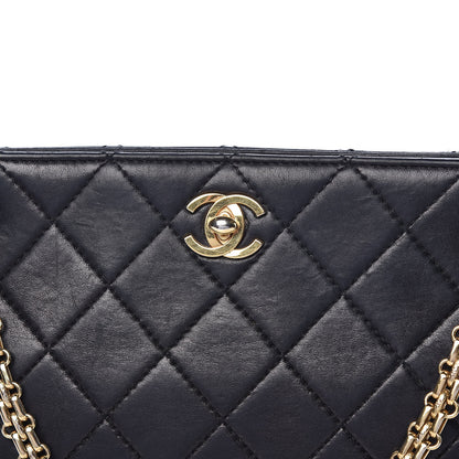 Chanel Lambskin Quilted Tote Black 11 of 13
