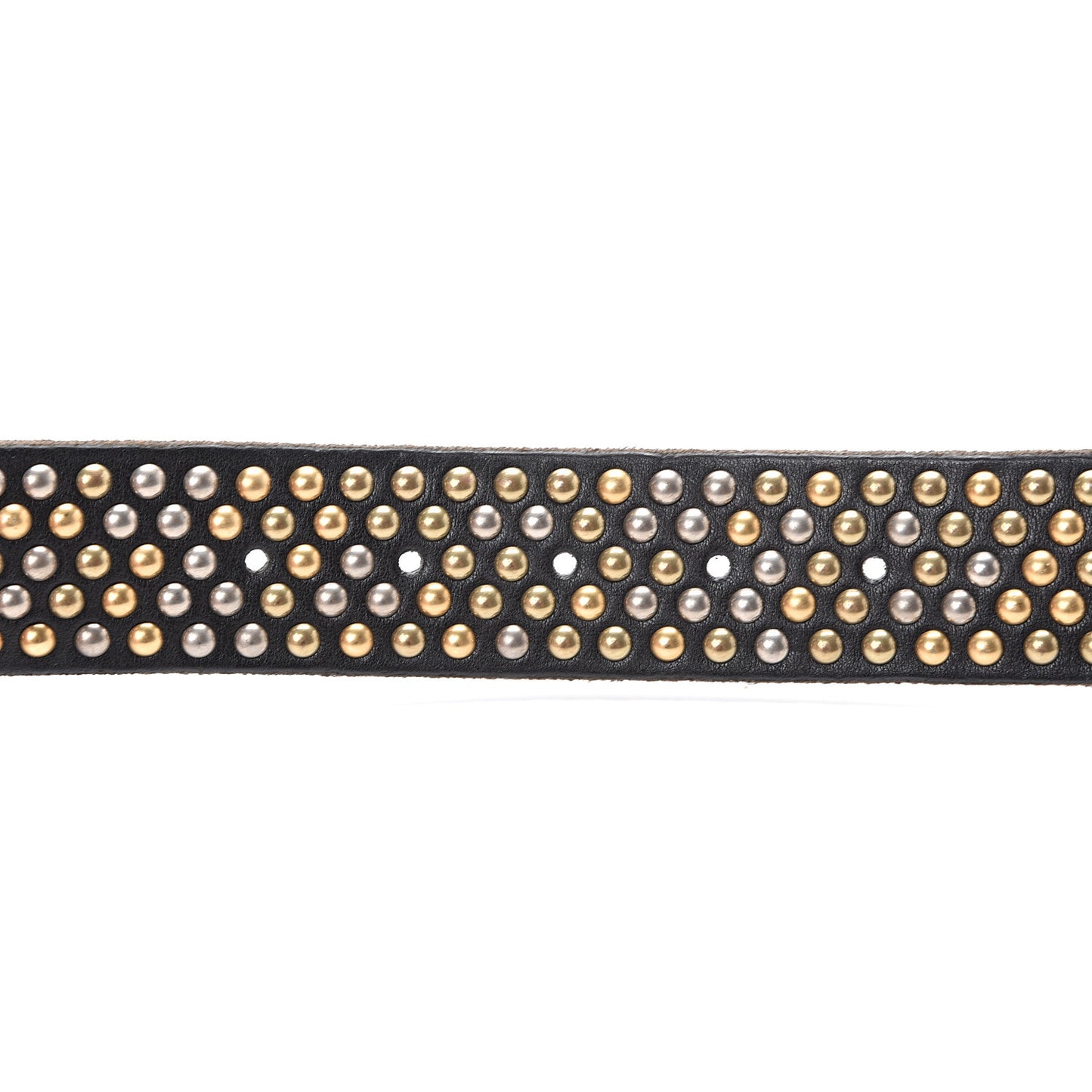 Calfskin Studded Feline Belt 120 40 Black