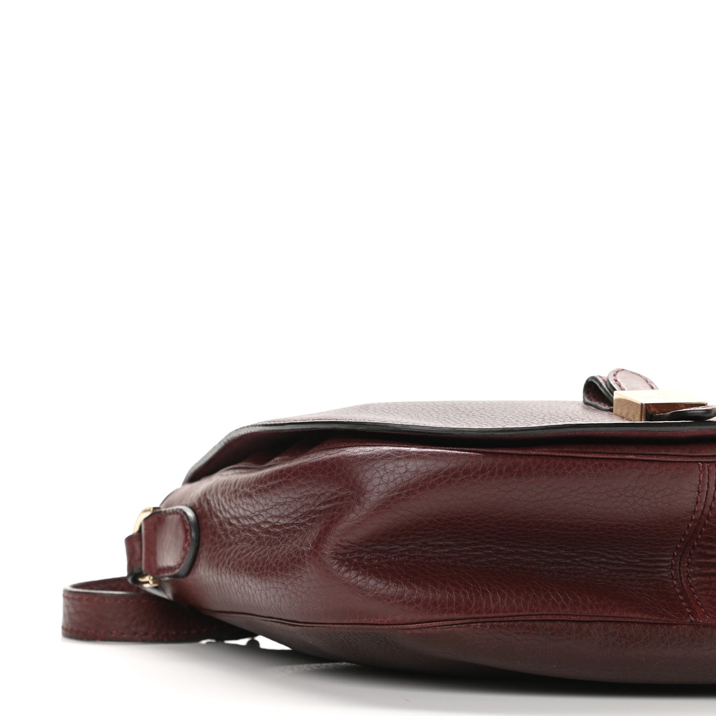 Soft Small Grain Tessie Satchel Oxblood