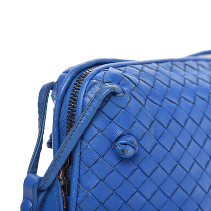 Bottega Veneta Nappa Intrecciato Nodini Crossbody Messenger Signal Blue 13 of 15