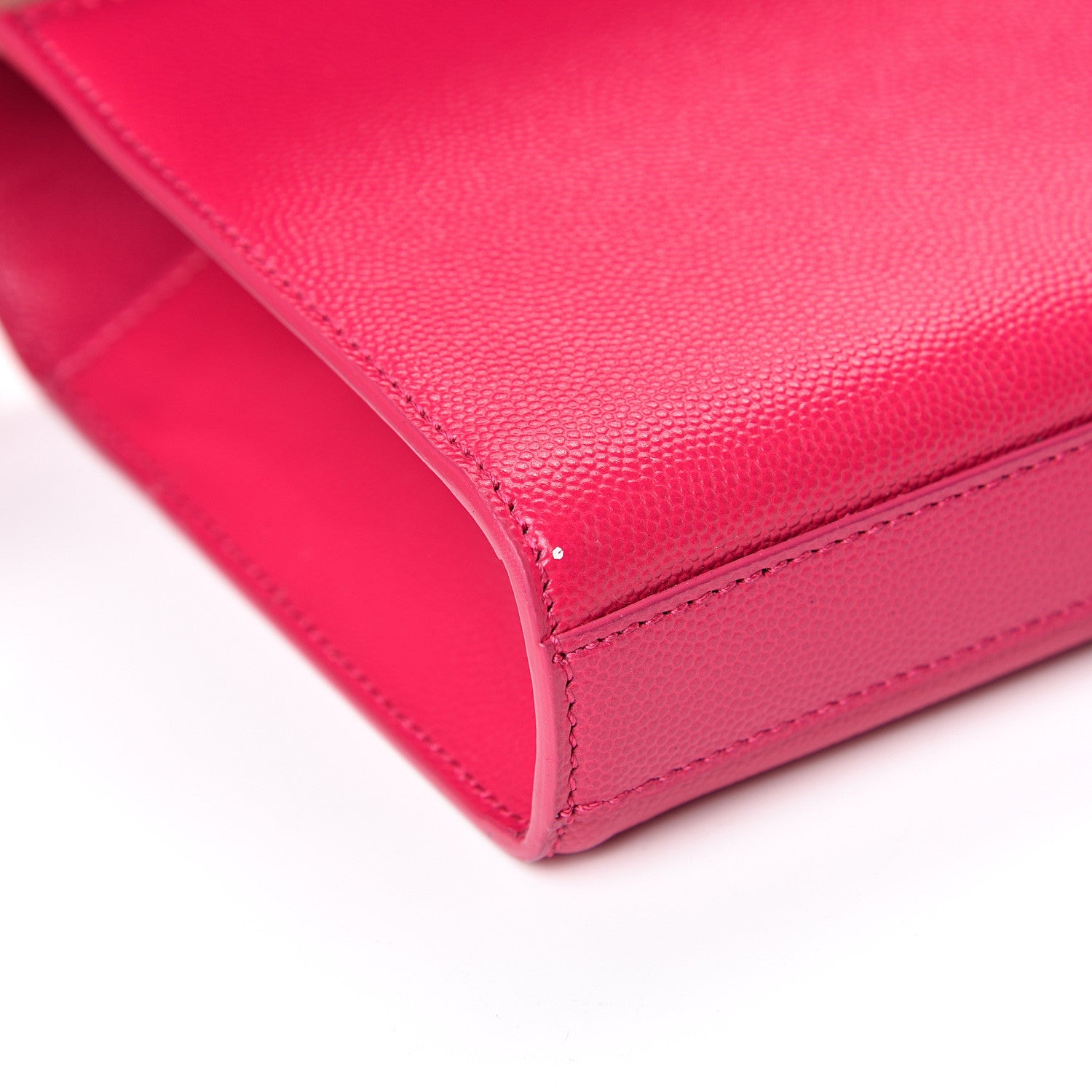 Saint Laurent Grain De Poudre Classic Monogram Cassandre Clutch Lipstick Fuchsia 7 of 7