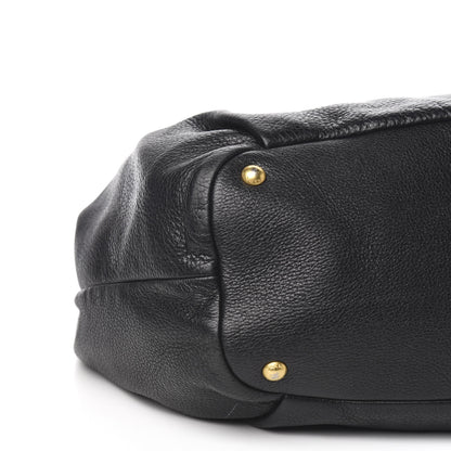 Prada Cervo Antik Tote Black 8 of 14
