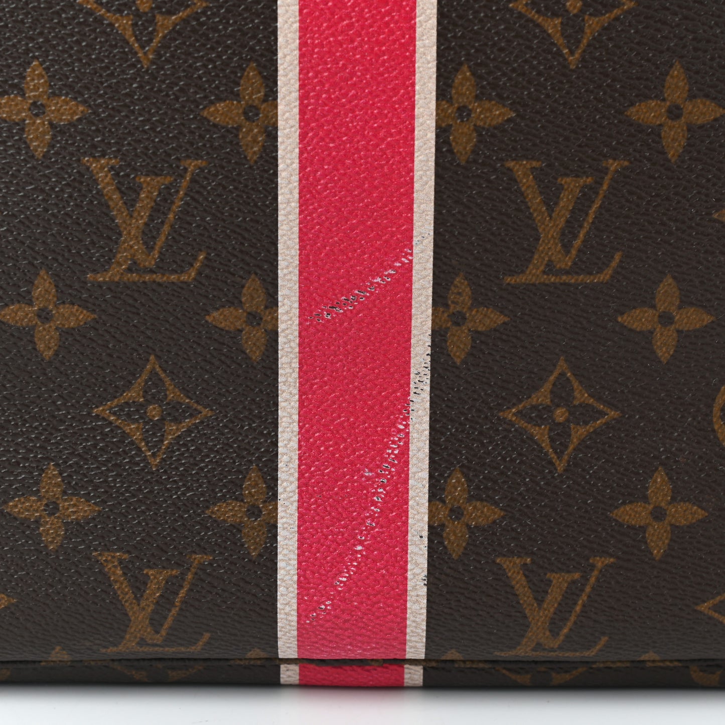 Monogram My LV Heritage Neverfull MM Fuchsia White